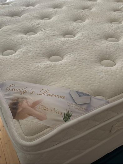 small double bed and mattress
