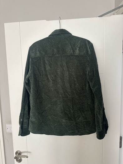 Reiss Maldini Corduroy Overshirt in Green - size large
