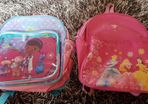 2 princess backpacks.