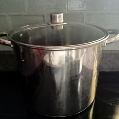 Huge stock pot.