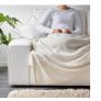 Brand Ikea Gurli Throw- Colour - White  & Beige - Size - 180cm x 120cm Image 3