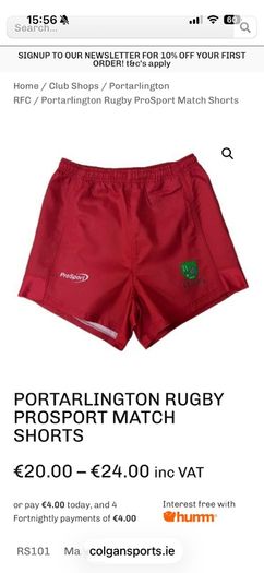Portarlington Rugby Jersey, Shorts, Hoody & Windbreaker