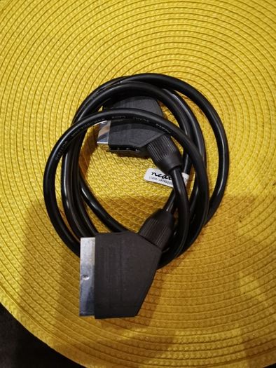 1.5m SCART to SCART Cable/ Lead/ Wire All 20 Pins Connected