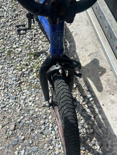 Navy blue bmx