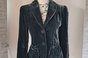 Size 10 Green Velveteen Jacket