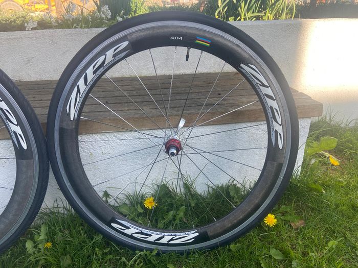 ZIPP 404 Carbon Rim Brake Clincher Wheels Wheelset 8 9 10 Speed Shimano SRAM