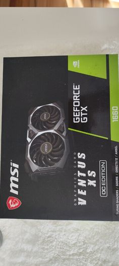 Geforce GTX 1660 with a box
