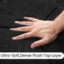 Rugs Living Room 140x200,3D Black Area Rugs for Bedroom,Extra Large Rugs for living room,Machine Washable Anti Slip Image 3