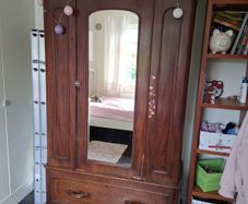 Victorian Mahogany Armoire