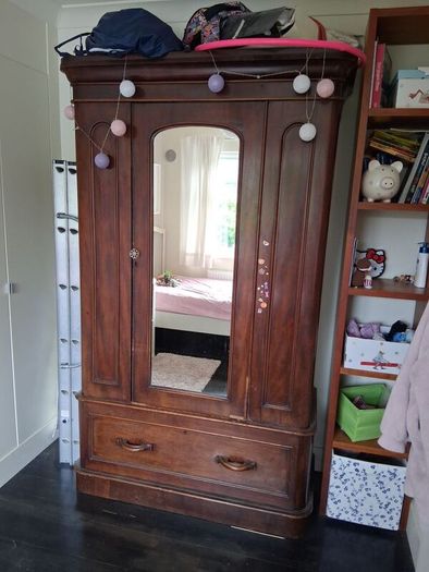 Victorian Mahogany Armoire