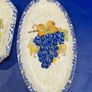 Italian Ceramic Set  Due Torri  Grapes Design  4 Piece Image 3