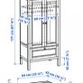 IKEA white wardrobe with drawer Image 2
