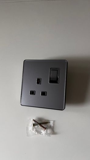 Bulk Modern Touch Light Switches & Sockets  Full Glass Panels
