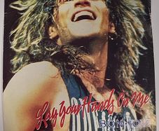 Bon Jovi Lay Your Hands On Me 7 Inch Vinyl 1989