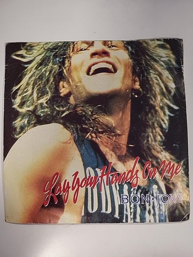 Bon Jovi Lay Your Hands On Me 7 Inch Vinyl 1989