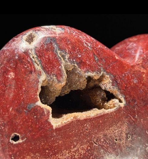 Polished Heart-Shaped Red Jasper Specimen - Natural Stone