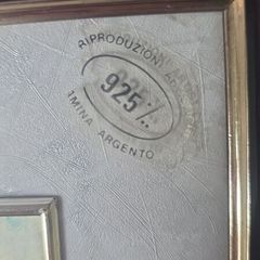 Inside Mdina Malta 925 Silver Artistic Reproduction Picture