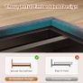 3ft Single Bed Frame 90x190 Upholstered Bed Frame With LED Lights & Charging Station Metal Bed Frame with Upholstered Storage Headboard/Under Bed Storage/Noise Free (Single-90x190cm) Image 6