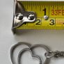 Chunky Sterling Silver Necklace with Heart Pendant Image 4