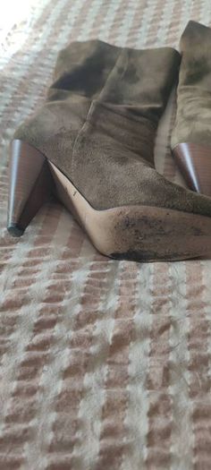 real suede ankle boots