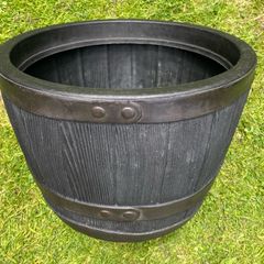 Half barrel Planter