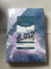 Super King Galaxy Style Duvet Set
