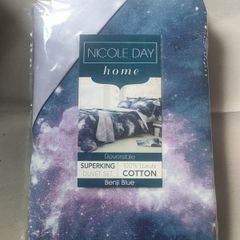 Super King Galaxy Style Duvet Set