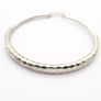 925 Sterling Silver Large Hoop Earrings Image 4