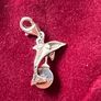 Vintage Sterling silver larimar pendant Image 2