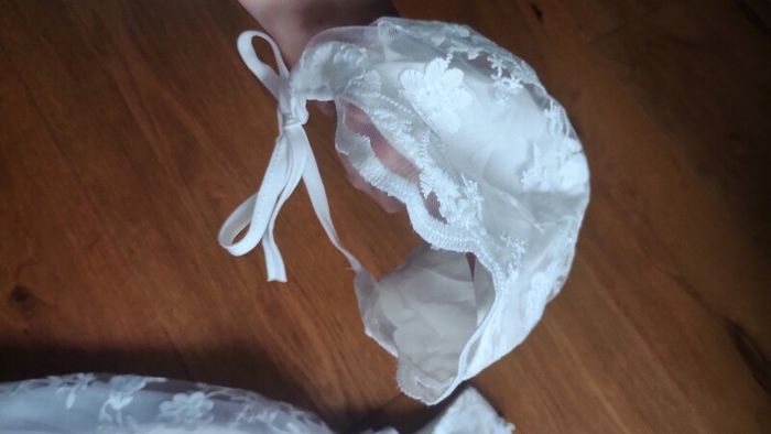 Baby Girl Christening Dress and Hat 6-months
