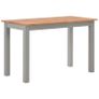 Dining Table 120x60x74 cm Solid Oak Wood Image 5