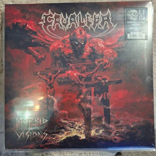 Cavalera Morbid Visions Ltd Red Black Split Vinyl Sealed 1000