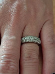 Sterling Silver Ring - Size L - Stamped for Silver (sl56)