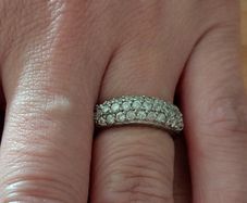 Sterling Silver Ring - Size L - Stamped for Silver (sl56)