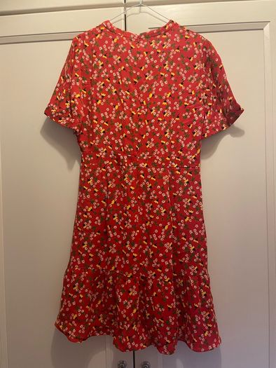 Whistles floral red dress