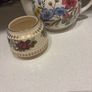 Vintage Sadler Sadler England ( Floral Herb Design) Perennial Flax and Free sugar bowl Image 5