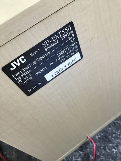 1x JVC Speaker. 20W