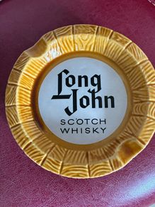 Vintage Long John Ceramic Ashtray