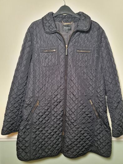 womens HOBBS LONDON QUILTED puffer jacket coat Size UK 14
