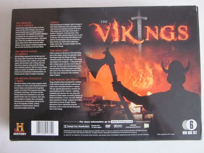 Vikings 6 DVD set - The History Channel