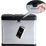 Kitchen Waste Bin 3-in-1 24 Litre Rubbish Separator Pedal Bin Metal Waste Separation System Heavy Duty Easy Clean Image 4