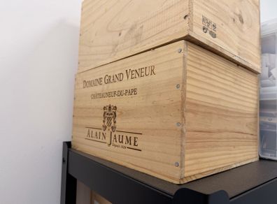 Wooden Wine Box Crates x 6 each