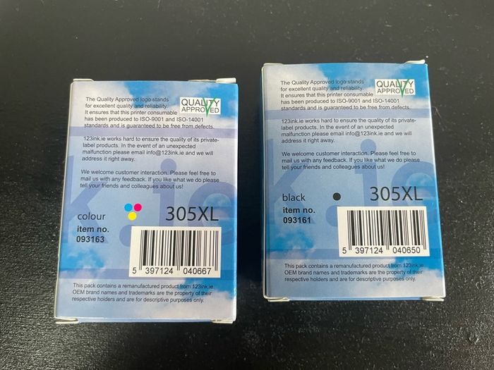 123ink.ie hp305xl compatible ink