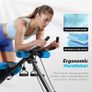 Ab Machine, Abs Workout Equipment, Adjustable Ab Trainer Machine for Abs Workout at Home Gym, Foldable, Knee Protection Image 5