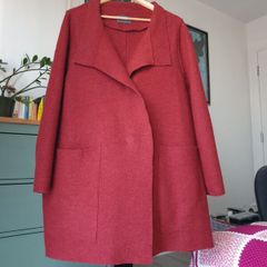 Oska Burgundy Red Wool Coat Size 3