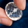 Clearance Large Faceted Drilled Quality Clear Quartz Bead For Bracelet Necklace 18x8mm 3g Image 5