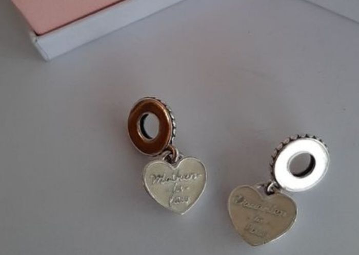 2 New genuine pandora charms mother in law and daughter in law