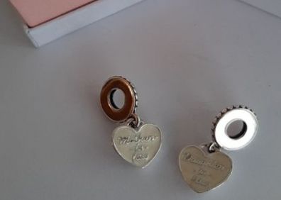 2 New genuine pandora charms mother in law and daughter in law