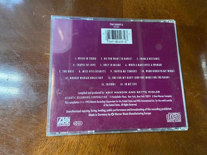 Bette Midler Greatest Hits CD Experince The Divine