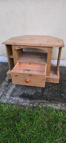 Wooden Corner TV Unit